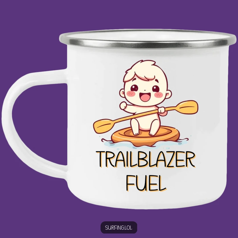 Funny Adorable Paddler Camping Mug: Adventure Fuel, Hilarious Funny Gift!