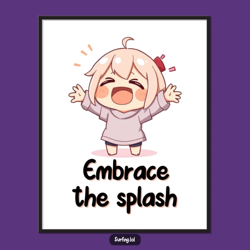 Funny Wiping Out Character Digital Print: Instant Hilarious Gift