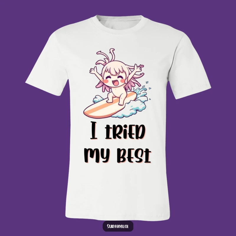 Funny Wipeout Kawaii T-Shirt: Wear Your Hilarious Surf Fails Gift