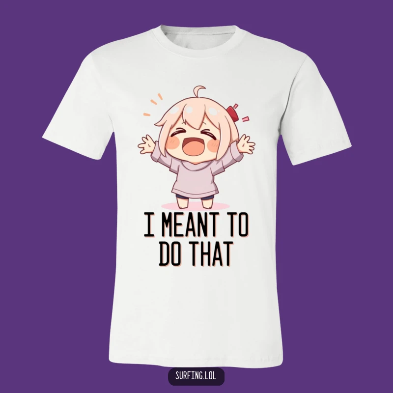 Funny Wiping Out Character T-Shirt: Embrace Chaos with a Hilarious Gift